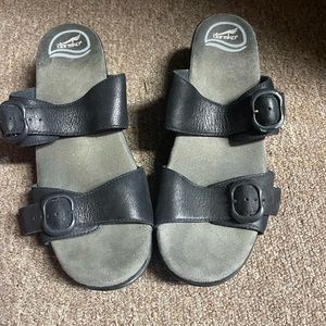 Dansko black clogs